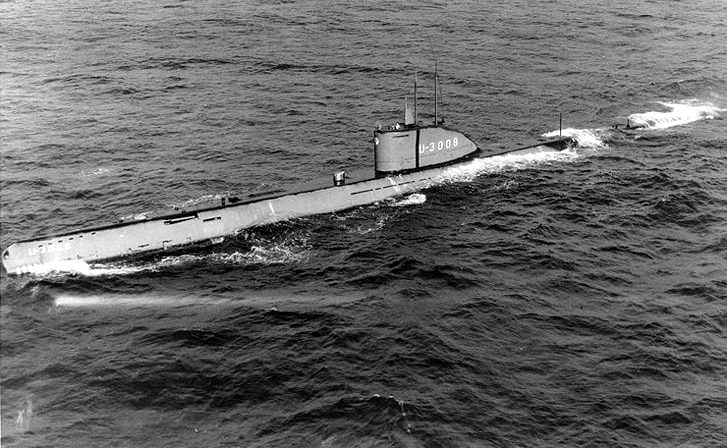 U-3008 Type XXI class submarine 