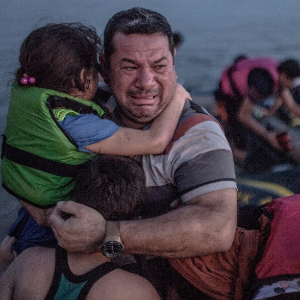 Syrian Refugee Father