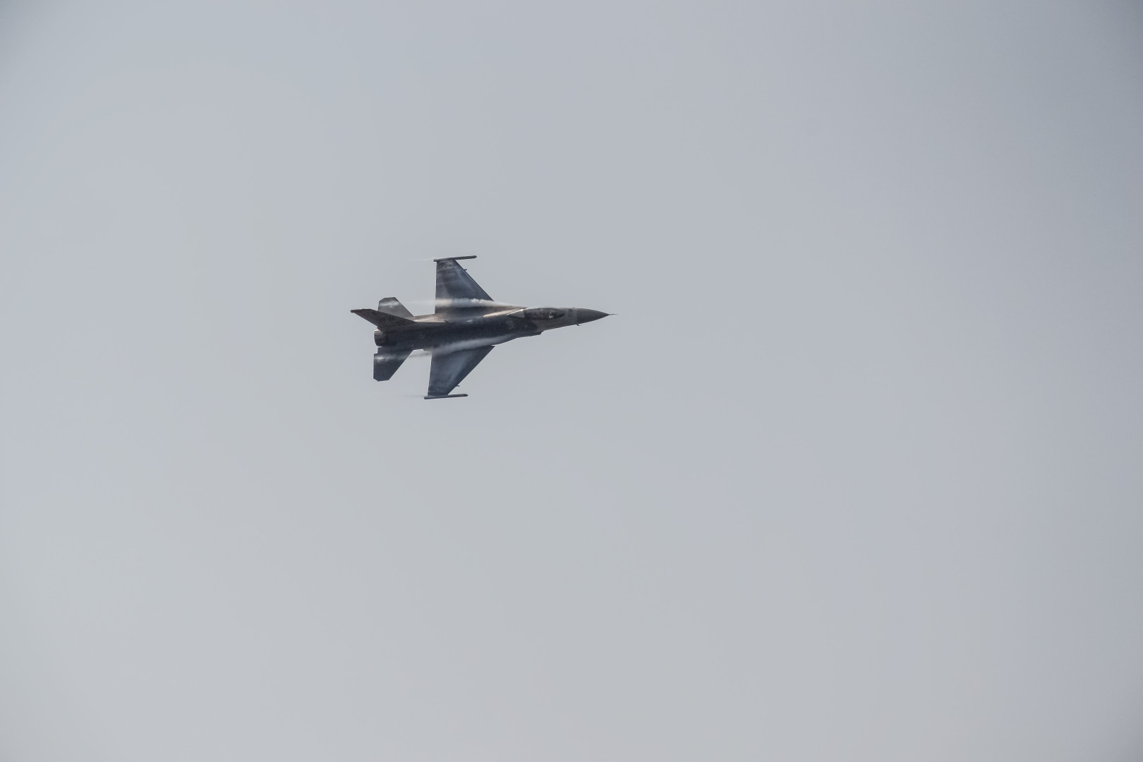 Pacific Air Force Solo Display Team's F-16CJ was the first to perform. Photo from LIMA'15 as I missed out the aerial display.