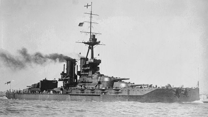 H.M.S. Iron Duke, WWI era Dreadnought